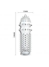 Закрытая прозрачная насадка Crystal sleeve - 14,2 см. - Erowoman-Eroman - в Пушкино купить с доставкой