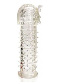 Закрытая прозрачная насадка на пенис Crystal Sleeve Faraon - 13,5 см. - Erowoman-Eroman - в Пушкино купить с доставкой