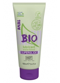 Интимный увлажняющий анальный гель BIO SuperGlide - 100 мл. - HOT - купить с доставкой в Пушкино
