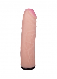 Черный пояс-трусики с насадкой  Гламур Dana  - 15,5 см. - LOVETOY (А-Полимер) - купить с доставкой в Пушкино
