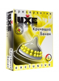 Презерватив LUXE  Exclusive  Кричащий банан  - 1 шт. - Luxe - купить с доставкой в Пушкино
