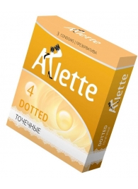 Презервативы Arlette Dotted с точечной текстурой - 3 шт. - Arlette - купить с доставкой в Пушкино