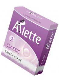 Классические презервативы Arlette Classic - 3 шт. - Arlette - купить с доставкой в Пушкино