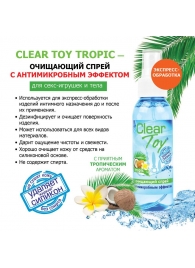 Очищающий спрей для игрушек CLEAR TOY Tropic - 100 мл. - Биоритм - купить с доставкой в Пушкино