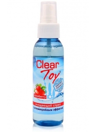 Очищающий спрей для игрушек CLEAR TOY Strawberry - 100 мл. - Биоритм - купить с доставкой в Пушкино