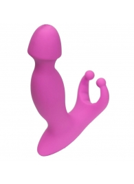 Розовый стимулятор простаты с усиками - 15 см. - 4sexdreaM - в Пушкино купить с доставкой