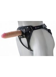 Универсальный мягкий пояс с насадкой Hard brutal BDSM-КОНСУЛ - 17 см. - LOVETOY (А-Полимер) - купить с доставкой в Пушкино