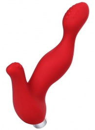 Красный силиконовый вибростимулятор простаты Proman - 12,5 см. - ToyFa - в Пушкино купить с доставкой