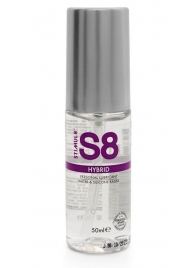 Cмазка на водно-силиконовой основе S8 Hybrid - 50 мл. - Stimul8 - купить с доставкой в Пушкино