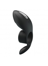 Черное кольцо на пенис с вибрацией Vibration Penis Sleeve - Baile - в Пушкино купить с доставкой