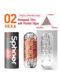 Мастурбатор SPINNER Hexa - Tenga - в Пушкино купить с доставкой
