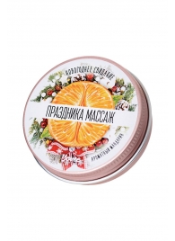 Массажная свеча «Праздника массаж» с ароматом мандарина - 30 мл. - ToyFa - купить с доставкой в Пушкино