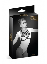 Черная упряжь на грудь Clara - Bijoux Pour Toi - купить с доставкой в Пушкино