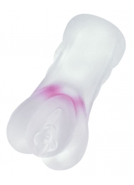 Прозрачный реалистичный мастурбатор Juicy Pussy Crystal Rose - ToyFa - в Пушкино купить с доставкой
