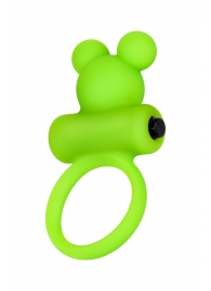 Зеленое виброкольцо на пенис A-Toys - A-toys - в Пушкино купить с доставкой