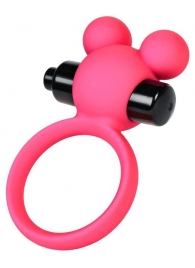 Розовое виброкольцо на пенис A-Toys - A-toys - в Пушкино купить с доставкой