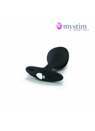 Черная пробка Mystim Rocking Vibe S с возможностью подключения к электростимулятору - 9,7 см. - MyStim - купить с доставкой в Пушкино