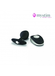 Черная пробка Mystim Rocking Vibe S с возможностью подключения к электростимулятору - 9,7 см. - MyStim - купить с доставкой в Пушкино