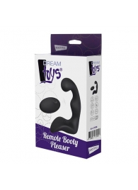 Черный вибромассажер простаты REMOTE BOOTY PLEASER - Dream Toys - в Пушкино купить с доставкой