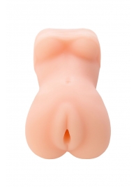 Телесный мастурбатор в виде женской фигурки - Toyfa Basic - в Пушкино купить с доставкой