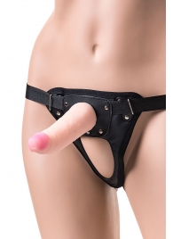 Телесный страпон на трусиках Realstick Jax - 17,9 см. - ToyFa - купить с доставкой в Пушкино