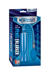 Синяя вакуумная помпа MENZSTUFF PENIS ENLARGER - Dream Toys - в Пушкино купить с доставкой