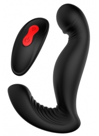 Черный вибромассажер простаты SWIRLING P-PLEASER - Dream Toys - в Пушкино купить с доставкой