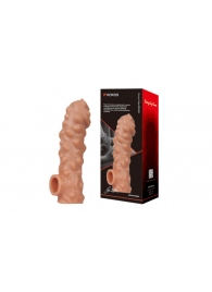 Насадка на фаллос с крупными бугорками EXTREME SLEEVE - 17,6 см. - KOKOS - в Пушкино купить с доставкой