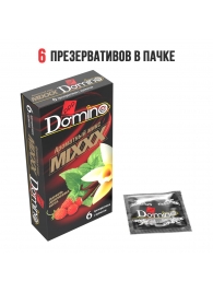 Ароматизированные презервативы DOMINO  Ароматный микс  - 6 шт. - Domino - купить с доставкой в Пушкино
