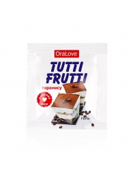 Пробник гель-смазки Tutti-frutti со вкусом тирамису - 4 гр. - Биоритм - купить с доставкой в Пушкино