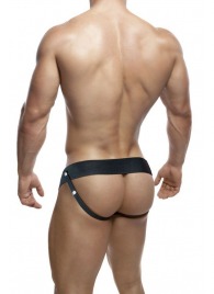 Черный мужской страпон DR. SKIN 6INCH HOLLOW STRAP ON - 16 см. - Blush Novelties - купить с доставкой в Пушкино