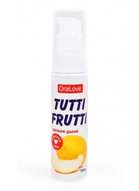 Гель-смазка Tutti-frutti со вкусом сочной дыни - 30 гр. - Биоритм - купить с доставкой в Пушкино