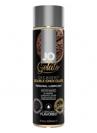 Лубрикант с ароматом шоколада JO GELATO DECADENT DOUBLE CHOCOLATE - 120 мл. - System JO - купить с доставкой в Пушкино