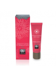 Возбуждающий интимный гель для двоих STIMULATION GEL Pomegranate   Nutmeg - 30 мл. - Shiatsu - купить с доставкой в Пушкино