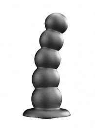 Черная насадка-плаг на харнесс PLATINUM 9 - 24 см. - LOVETOY (А-Полимер) - купить с доставкой в Пушкино