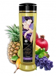 Массажное масло Libido Exotic Fruits с ароматом экзотических фруктов - 240 мл. - Shunga - купить с доставкой в Пушкино