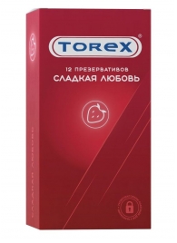 Презервативы Torex  Сладкая любовь  с ароматом клубники - 12 шт. - Torex - купить с доставкой в Пушкино
