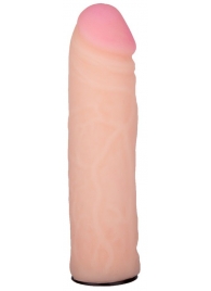 Пояс-трусики с насадкой Glamour Silver - 15,5 см. - LOVETOY (А-Полимер) - купить с доставкой в Пушкино