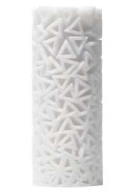 Белый 3D мастурбатор PILE - Tenga - в Пушкино купить с доставкой
