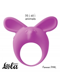 Фиолетовое эрекционное кольцо Fennec Phil - Lola Games - в Пушкино купить с доставкой