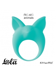 Зеленое эрекционное кольцо Kitten Kyle - Lola Games - в Пушкино купить с доставкой