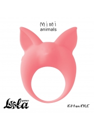 Оранжевое эрекционное кольцо Kitten Kyle - Lola Games - в Пушкино купить с доставкой