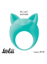 Зеленое эрекционное кольцо Lemur Remi - Lola Games - в Пушкино купить с доставкой