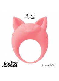 Оранжевое эрекционное кольцо Lemur Remi - Lola Games - в Пушкино купить с доставкой