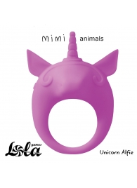 Фиолетовое эрекционное кольцо Unicorn Alfie - Lola Games - в Пушкино купить с доставкой