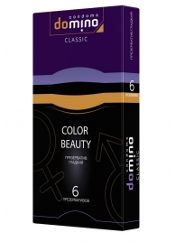 Разноцветные презервативы DOMINO Colour Beauty - 6 шт. - Domino - купить с доставкой в Пушкино