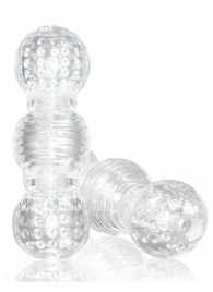 Прозрачный фигурный мастурбатор Master Stroker - Blush Novelties - в Пушкино купить с доставкой