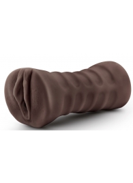 Коричневый мастурбатор-вагина Hot Chocolate Brianna - Blush Novelties - в Пушкино купить с доставкой