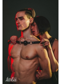 Черный кляп Love Addict на замочке - Lola Games - купить с доставкой в Пушкино