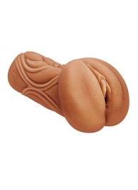 Кофейный мастурбатор-вагина Dumpling - Lola Games - в Пушкино купить с доставкой